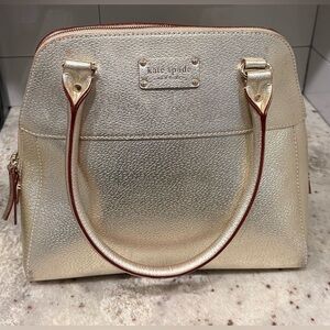 Kate Spade Metallic Gold Satchel